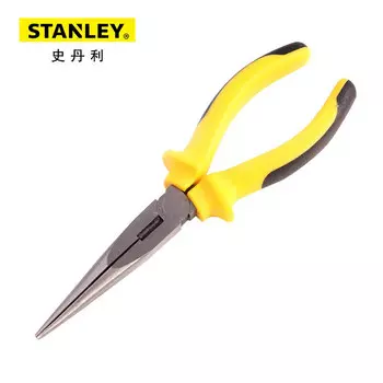 Stanley 84-403-23 Плоскогубцы с остроконечными концами с двухцветной ручкой 8"