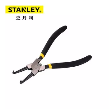 Stanley 84-448-23 Щипцы для стопорных колец с отверстием в немецком стиле и изогнутым носиком 9 дюймов.