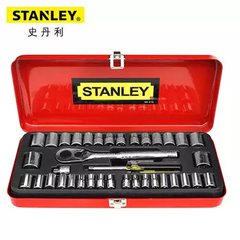 Stanley 89-518-22 Набор из 37 предметов серии 6,3 мм, метрический набор 10 мм