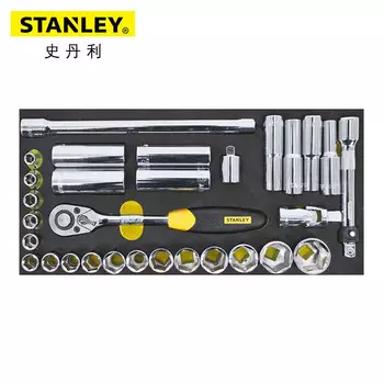 Stanley 90-031-23 Набор держателей инструментов из ЭВА, 30 штук, головки серии 1/2 дюйма