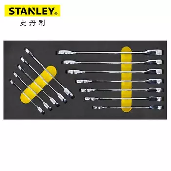Stanley 90-036-23 Набор держателей инструментов из ЭВА, 12 предметов, быстросъемный рычаг двойного назначения