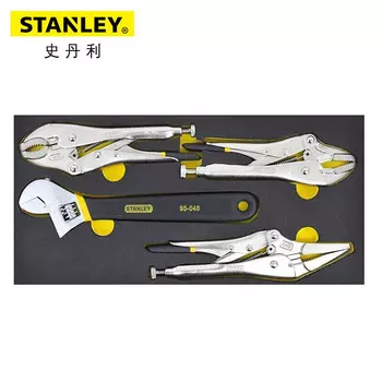 Stanley 90-037-23 Набор держателей инструментов из ЭВА: 4 мощных плоскогубца и разводной ключ.