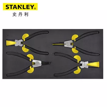 Stanley 90-069-23 Набор держателей инструментов из ЭВА, 4 шт., плоскогубцы для стопорных колец