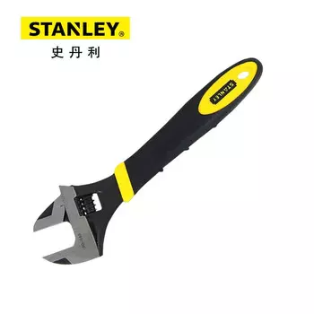 Stanley 90-949-23 Разводной ключ из хромованадиевой стали, двухцветная рукоятка, 10 дюймов.