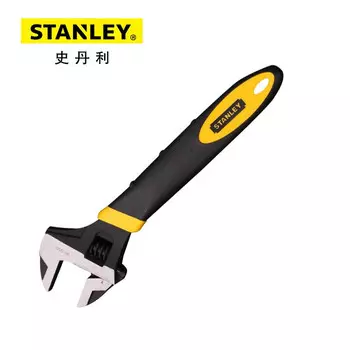 Stanley 90-950-23 разводной ключ из хромованадиевой стали с двухцветной ручкой, 12 дюймов