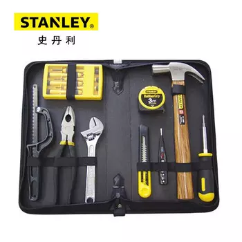 Stanley 92-009-23 Набор домашних инструментов из 19 предметов, молоток, гаечный ключ, необходимые домашние инструменты