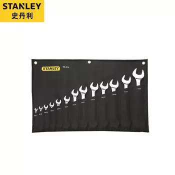 Stanley 93-613-22 Набор метрических двусторонних ключей, 13 предметов, полированных, [1 комплект]