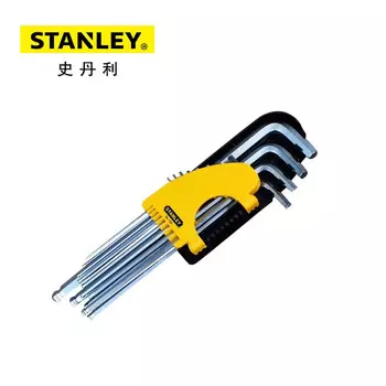 Stanley 94-159-23 Набор шестигранных ключей с шаровой головкой дюймовой длины, 12 предметов