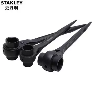 Stanley 95-052-2-23 2430 мм метрический двухпортовый храповой ключ с хвостовиком, двусторонний торцевой ключ