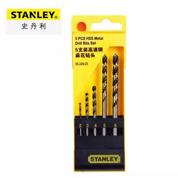 Stanley 95-229-23 Набор спиральных сверл из 5 предметов из быстрорежущей стали