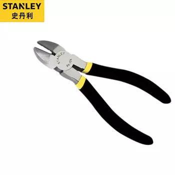 Stanley черные плоскогубцы с диагональным носом с двойной пластиковой ручкой 5 "плоскогубцы с диагональным носом ручные инструменты 84-104-23 по индивидуальному заказу