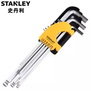 STANLEY-D Набор шестигранных ключей L-образной формы с удлиненной шаровой головкой, 9 предметов* [STMT94158-8-23]