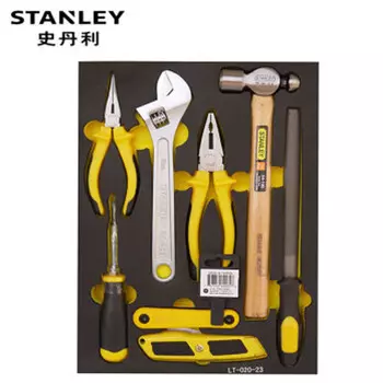 STANLEY-D Универсальный держатель инструмента, 13 предметов, кусачки, плоскогубцы, напильник, набор канцелярских ножей * [LT-020-23]