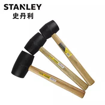 STANLEY деревянная ручка резиновый молоток резиновый молоток молоток для проверки напольной плитки молоток резиновый молоток 13 унцийSTHT57516-8-23