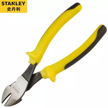 STANLEY, двухцветные плоскогубцы с диагональной ручкой, 7 дюймов, 84-412-23, плоскогубцы со смещением, кусачки для электрика