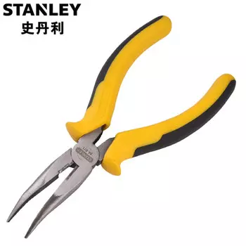 STANLEY DYNAGRIP Плоскогубцы с изогнутыми концами 8" STHT84072-8-23