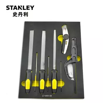 STANLEY Инструмент для обрезки и шлифовки Набор инструментов для обрезки файлов, держатель инструмента для обрезки из 8 предметов LT-015-23