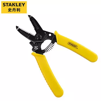 Stanley Инструмент для зачистки кромок проводов, кусачки для электрика, 6 дюймов/0,64–2,59 мм 84-475-22