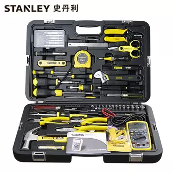 Stanley Инструменты для ремонта телекоммуникаций Набор из 61 предмета бытовой электроники и профессиональных коммуникационных инструментов для электриков 89-885-23C