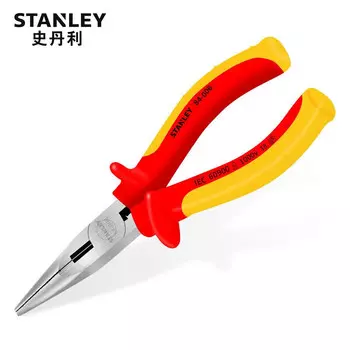 Stanley Изолированные острогубцы FatMax плоскогубцы с острыми концами плоскогубцы для электриков немецкий инструмент для кусачек VDE 6 дюймов