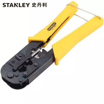 STANLEY Клещи для обжима телекоммуникационных разъемов Stanley 4P/6P/8P 190 мм 1 комплект (всего 2 шт.) 84-866-22