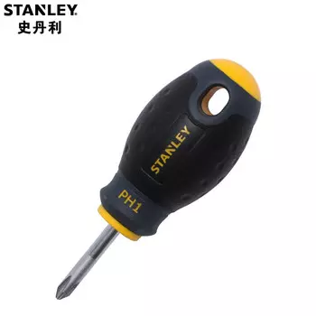 Stanley крестовая отвертка с трехцветной ручкой PH1x30мм крестовая отвертка в форме морковки параллельная отвертка 65-406-14