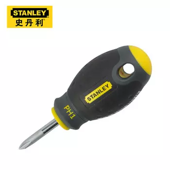 Stanley крестовая отвертка с трехцветной ручкой PH1x30мм крестовая отвертка в форме морковки параллельная отвертка 65-406-14