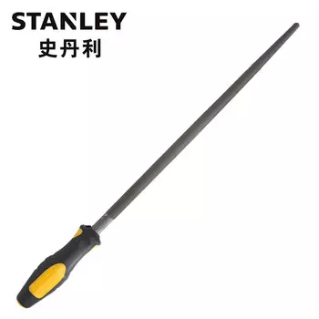 Stanley круглый напильник со средним зубом, 10 дюймов, 22-382-28, стальной напильник для деревообработки со средним зубом