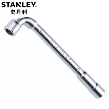 Stanley L-образный торцевой ключ, 6 мм, трубчатый коленчатый перфорированный ключ, двусторонний внешний шестигранный инструмент для ремонта автомобилей 13-458-23