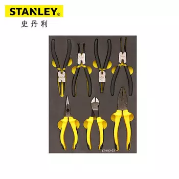 Stanley LT-013-23 Набор универсальных плоскогубцев, держатель инструмента из 7 предметов