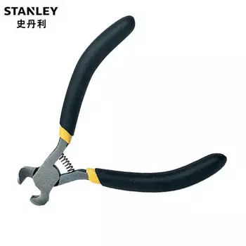 Stanley Мини-клещи для кусачек с черной ручкой, 4 дюйма, 84-125-23, плоскогубцы небольшого размера