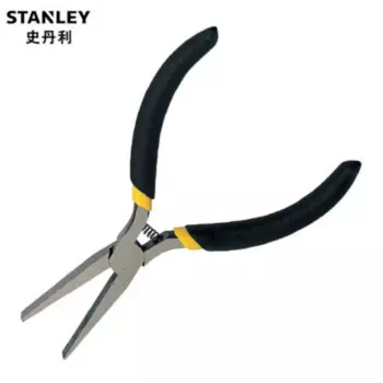 Stanley мини-плоскогубцы 5 дюймов с черной ручкой, маленькие плоскогубцы ручной работы, маленькие многофункциональные плоскогубцы 84-122-23