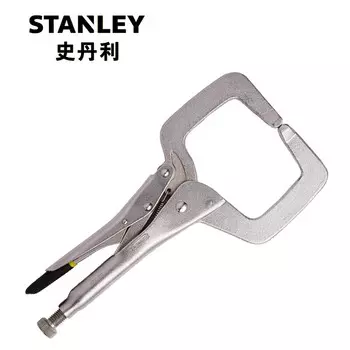 Stanley Мощные плоскогубцы из листового железа Быстроразъемные зажимные клещи Мощные плоскогубцы C-типа 11 дюймов 84-399-23