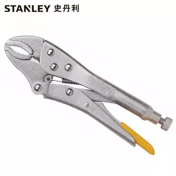 Stanley Мощные плоскогубцы с изогнутыми зубьями 5-дюймовые плоскогубцы промышленного класса с фиксированным зажимом, инструмент, мощные плоскогубцы 84-367-23