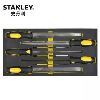 Stanley Набор держателей инструментов из ЭВА - 8 напильников, многофункциональные формовочные напильники, плоские напильники, треугольные напильники, полукруглые напильники 90-038-23