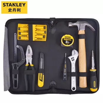 Stanley Набор инструментов для дома из 19 предметов, набор инструментов для ремонта и украшения дома, набор инструментов 92-009-23