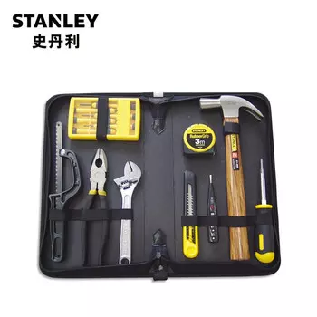 Stanley Набор инструментов для ремонта, 19 предметов, незаменимый набор инструментов для дома 92-009-23