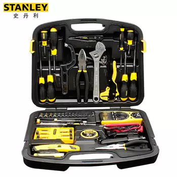 Stanley Набор инструментов для ремонта телекоммуникаций, 53 предмета, набор для ремонта электроники, электротехники, дома, имущества, 89-883