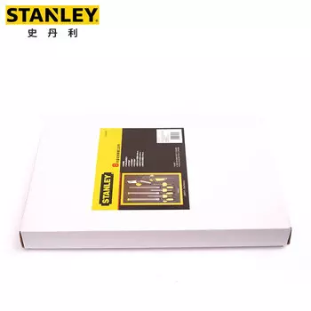 Stanley Набор инструментов для резки и правки из 8 предметов, напильник с центральным зубом, универсальный нож, набор лучковой пилы LT-015