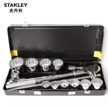 Stanley Набор инструментов из метрической серии B-15, набор торцевых ключей с храповым механизмом*[91-943-23C]