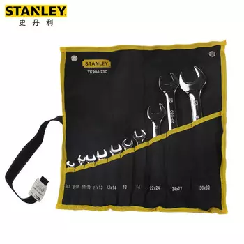 Stanley Набор из 10 метрических быстродействующих ключей двойного открывания, набор открытых быстродействующих ключей для цветов сливы TK904-23C