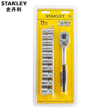 Stanley набор из 11 предметов, набор головок серии 12,5 мм, большая головка с храповым механизмом, инструмент для ремонта автомобилей STMT45501-23