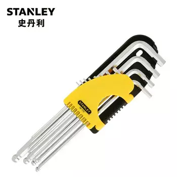 STANLEY Набор из 12 дюймовых шестигранных ключей с шаровой головкой 94-163-23