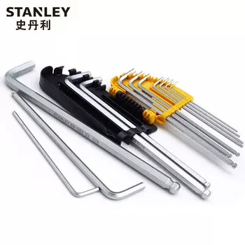 Stanley Набор из 12 предметов, дюймовые шестигранные ключи с шаровой головкой 94-159-23
