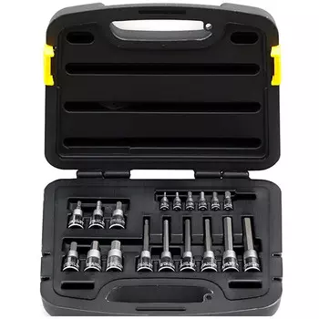 Stanley Набор из 18 предметов серии 6,3MM, 12,5MM Набор насадок для шестиугольных отверток 91-942-22