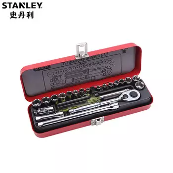 STANLEY Набор из 21 предмета, диаметр 6,3 мм, метрическая и дюймовая 89-507-22