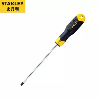 Stanley Набор из 2 мощных шлицевых отверток 5x200 мм, электрическая отвертка, маленькая бытовая отвертка с цветком сливы STMT67574-8-23