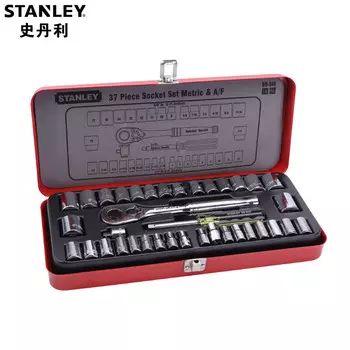 STANLEY Набор из 37 предметов, серия 6,3 мм, метрическая серия 10 мм 89-518-22