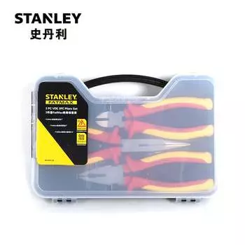 STANLEY Набор из 3 предметов Stanley MAXSTEEL, набор закаленных изолированных плоскогубцев 84-011-23