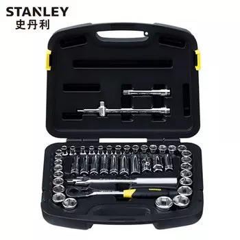 STANLEY Набор из 46 предметов, серия 12,5 мм, метрическая и дюймовая 94-187-22